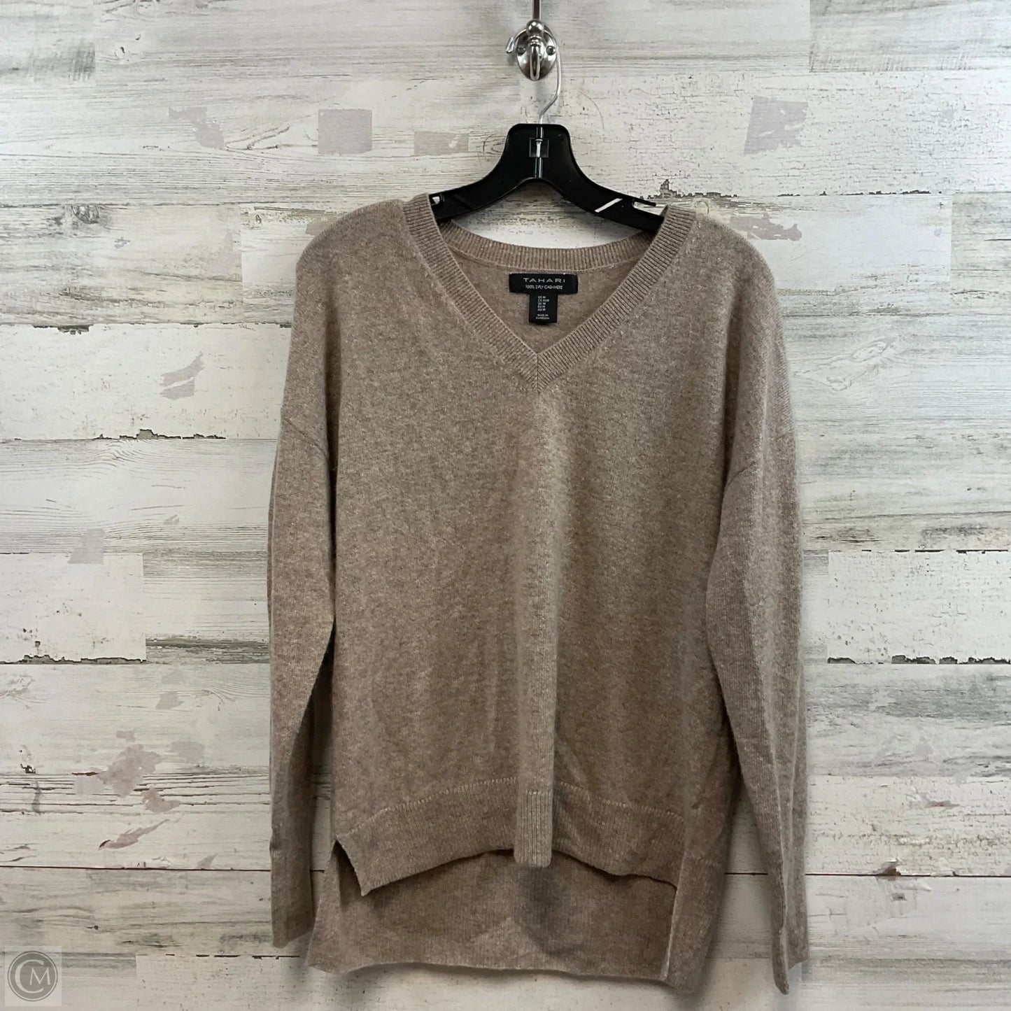 Sweater Cashmere By Tahari In Brown, Size: M