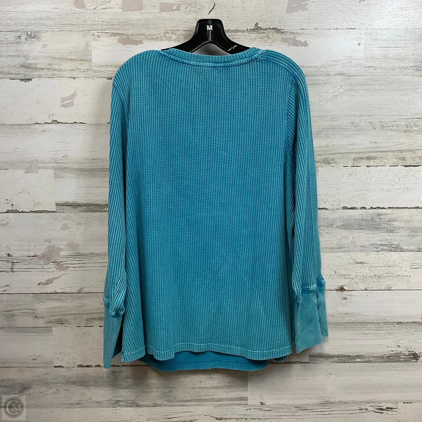 Top Long Sleeve By Coldwater Creek In Blue, Size: 2x