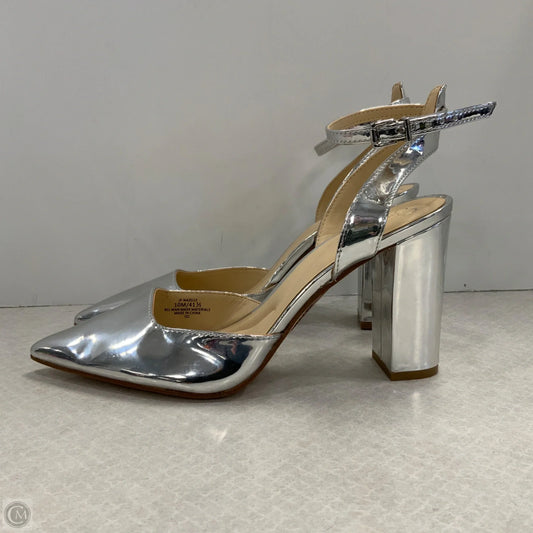 Shoes Heels Block By Jessica Simpson In Silver, Size: 10
