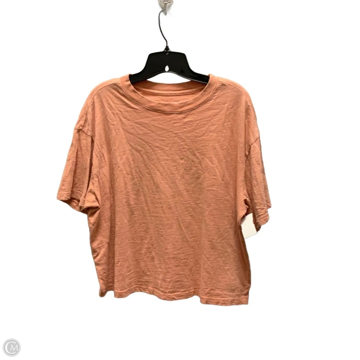 Top Short Sleeve Basic By Universal Thread In Peach, Size: L