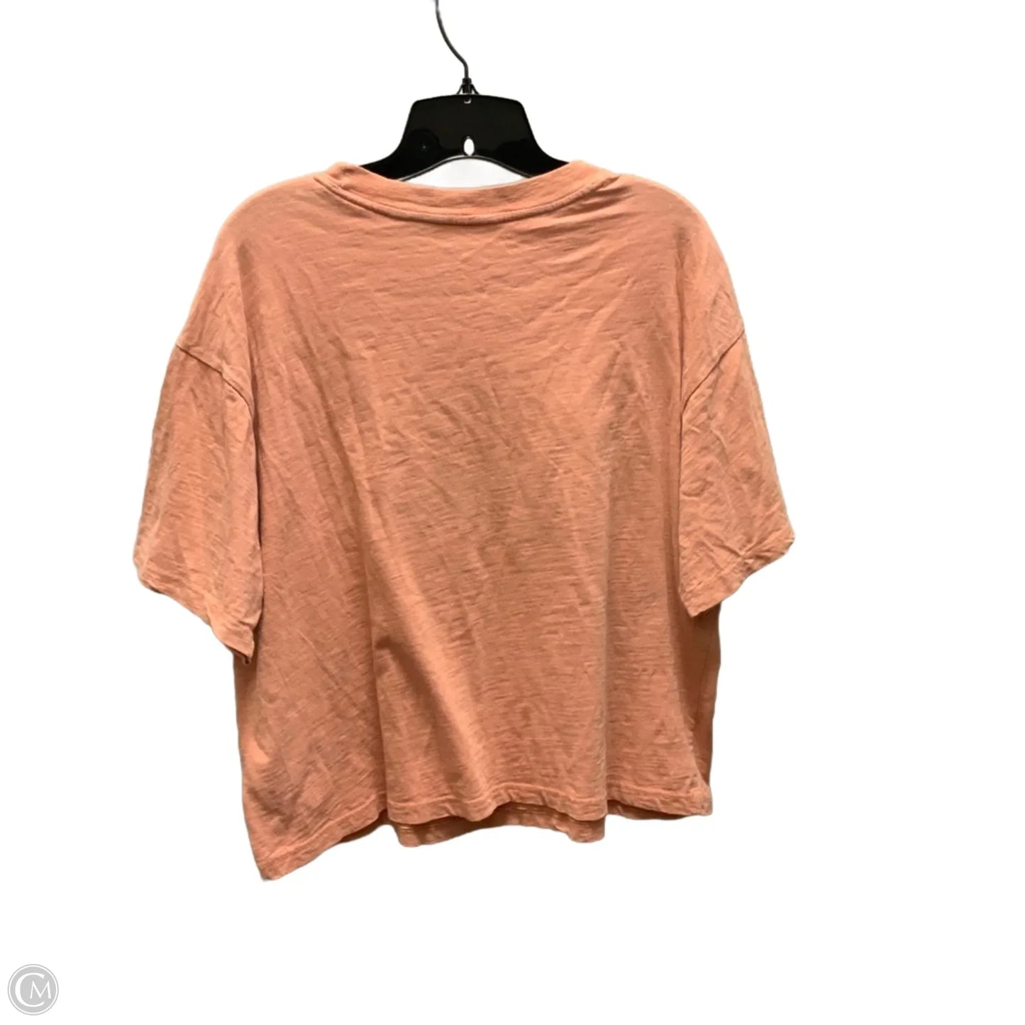 Top Short Sleeve Basic By Universal Thread In Peach, Size: L