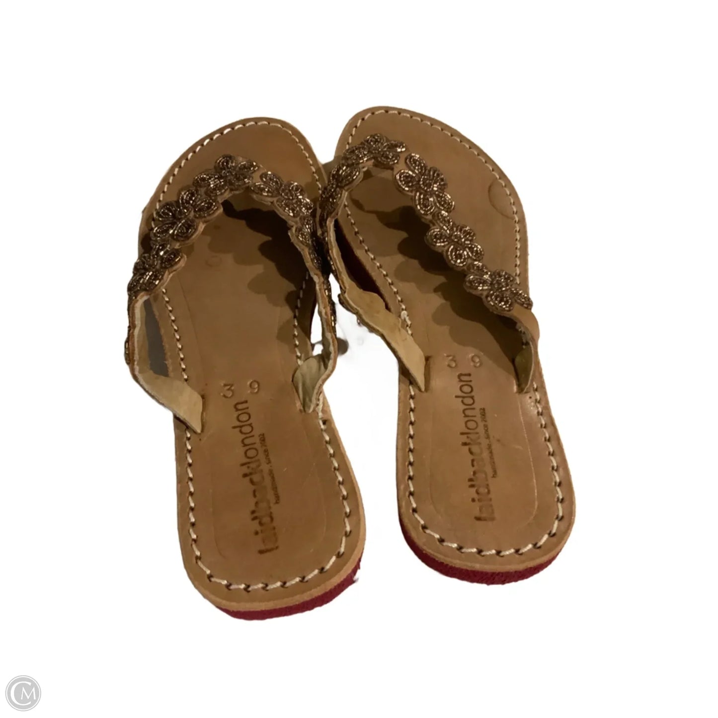 Sandals Flip Flops By laidback london In Brown, Size: 8.5
