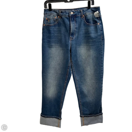 Jeans Cropped By Frye In Blue Denim, Size: 8