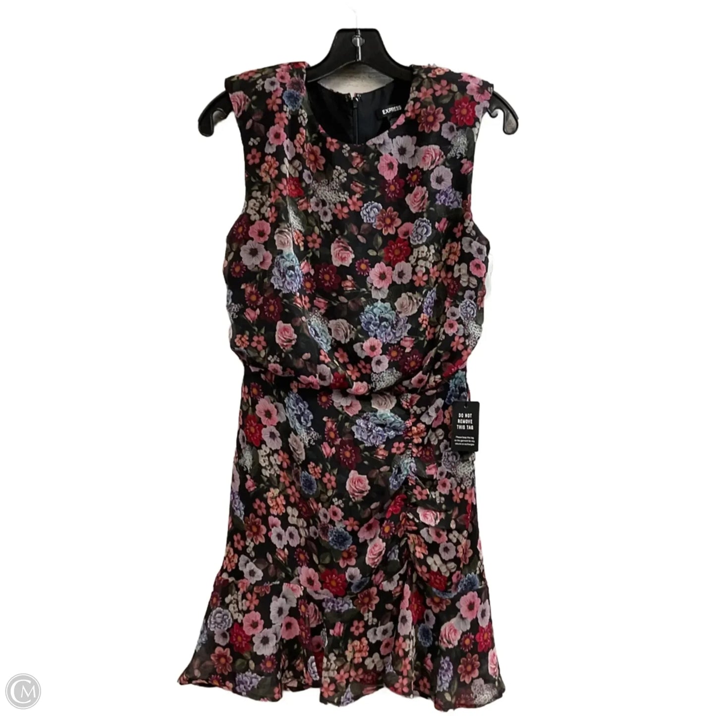 Dress Work By Express In Black, Size: S