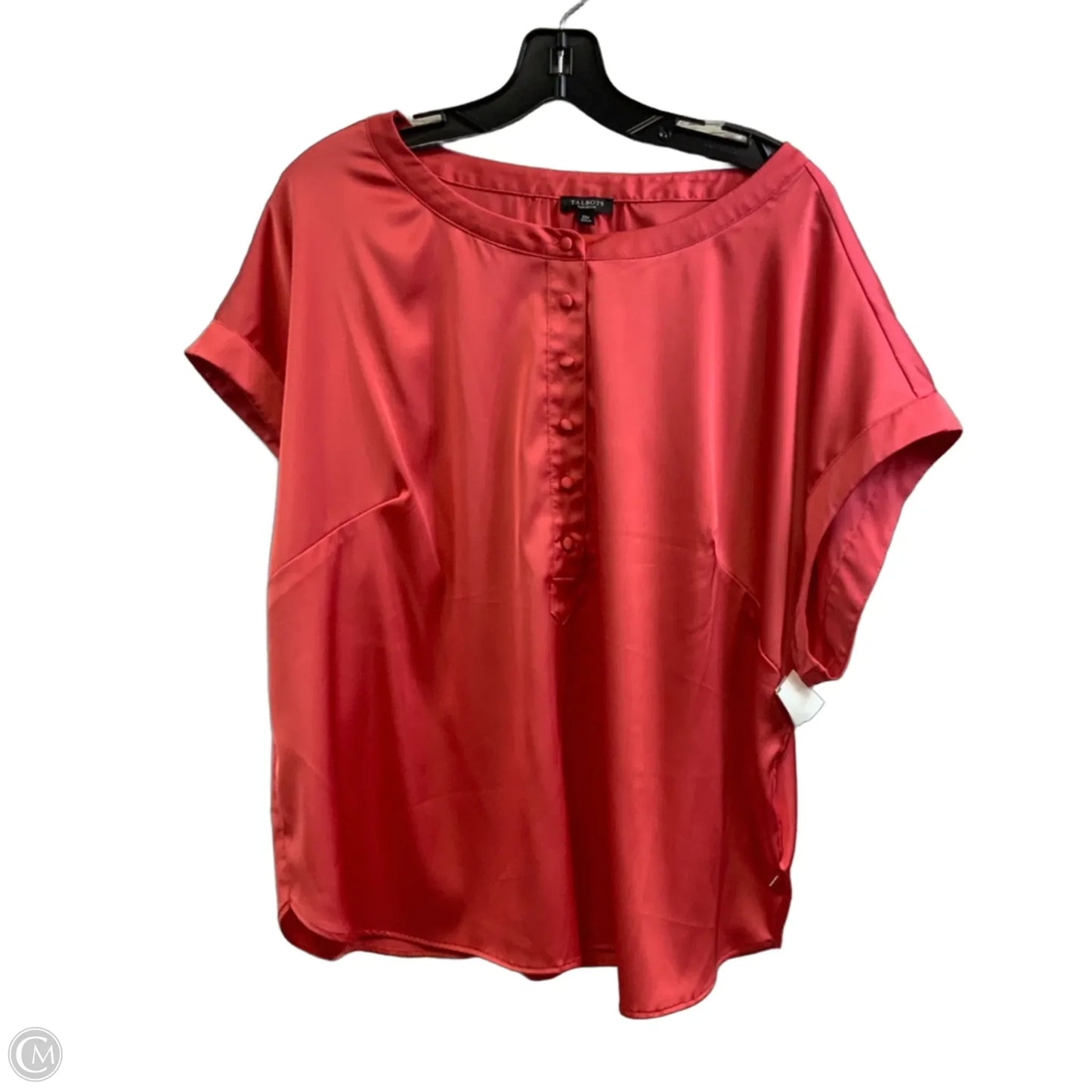 Blouse Sleeveless By Talbots In Orange, Size: 2x