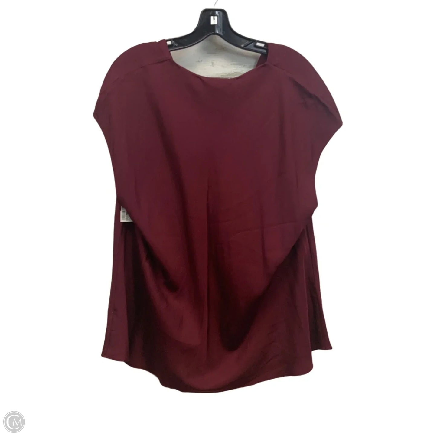 Blouse Short Sleeve By Vince In Red, Size: 1x
