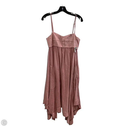 Dress Casual Midi By Daily Practice By Anthropologie In Pink, Size: M