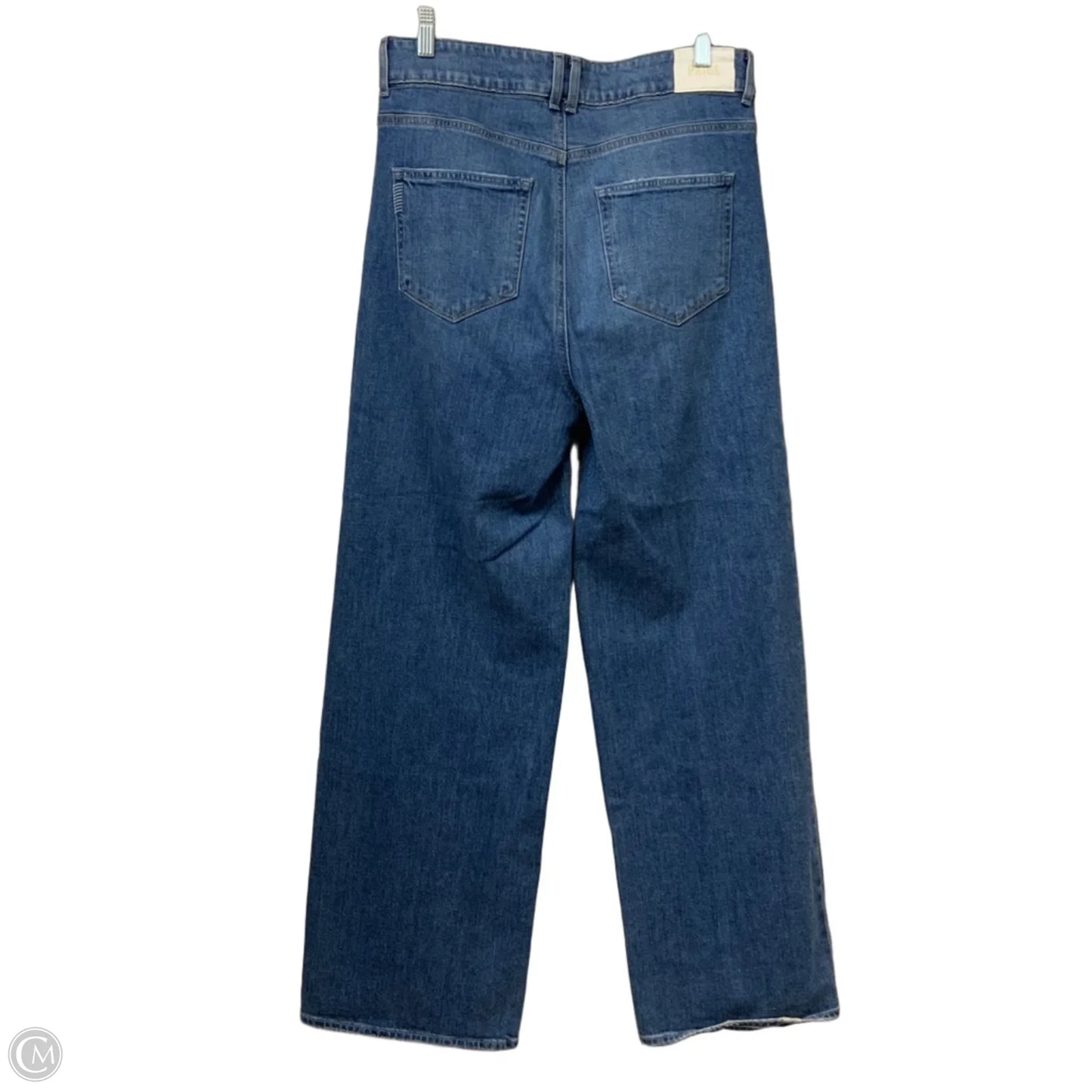 Jeans Wide Leg By Paige In Blue Denim, Size: 10