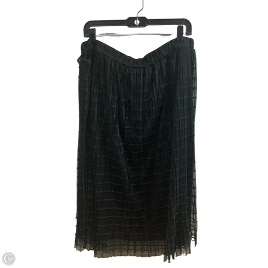 Skirt Midi By METRO WEAR In Black, Size: 2x