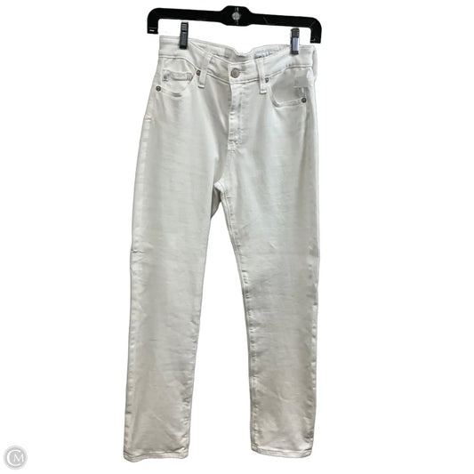 Jeans Skinny By Adriano Goldschmied In White Denim, Size: 0