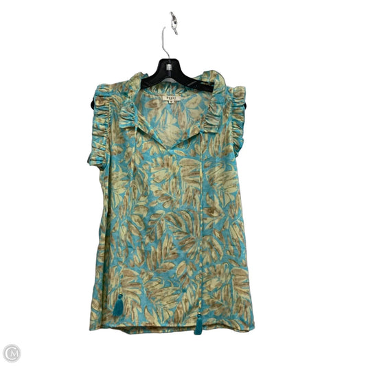 Top Sleeveless By Paani In Blue, Size: M
