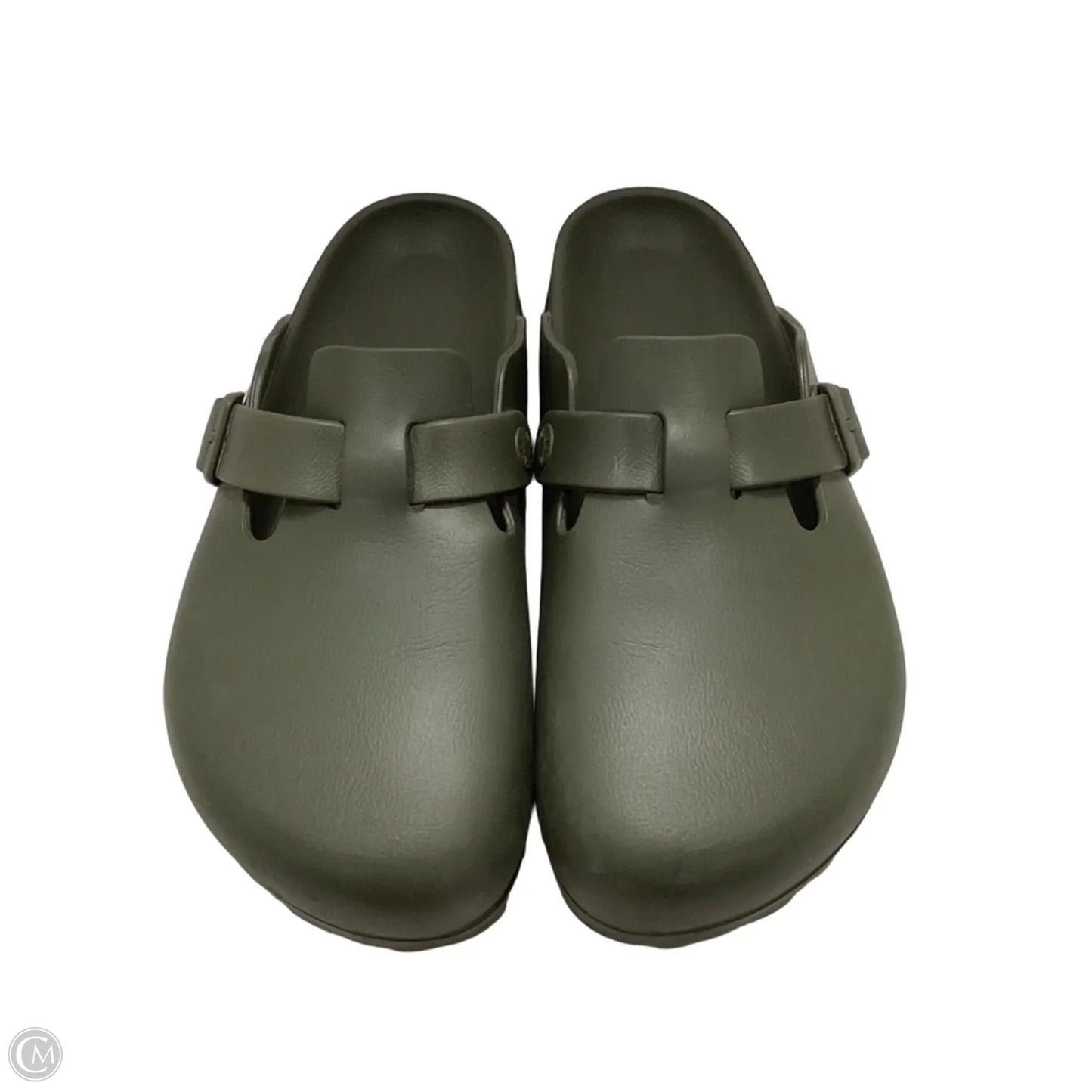 Shoes Flats By Birkenstock In Green, Size: 9