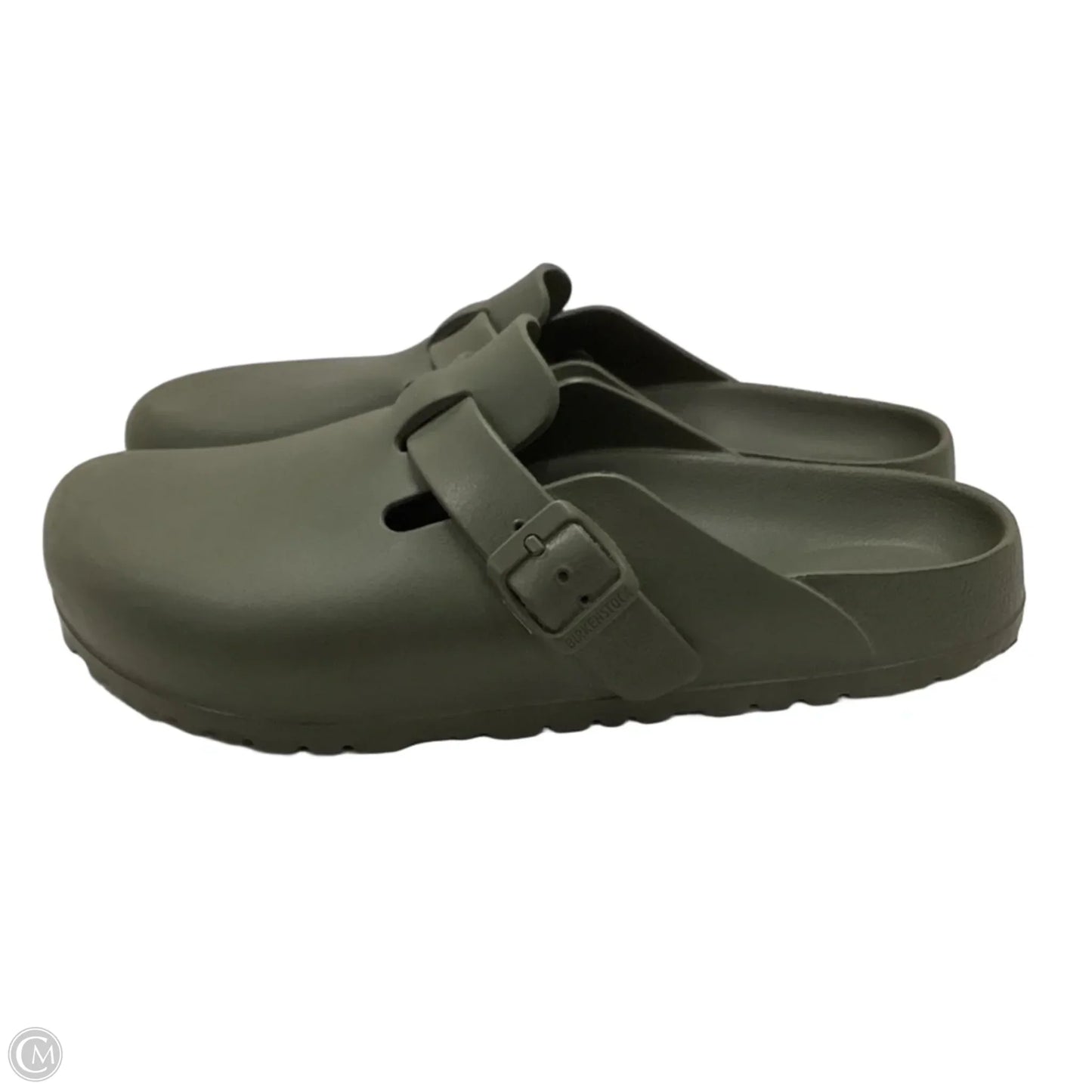 Shoes Flats By Birkenstock In Green, Size: 9