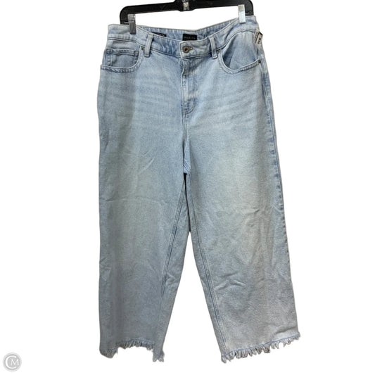 Jeans Wide Leg By Talbots In Blue Denim, Size: 14