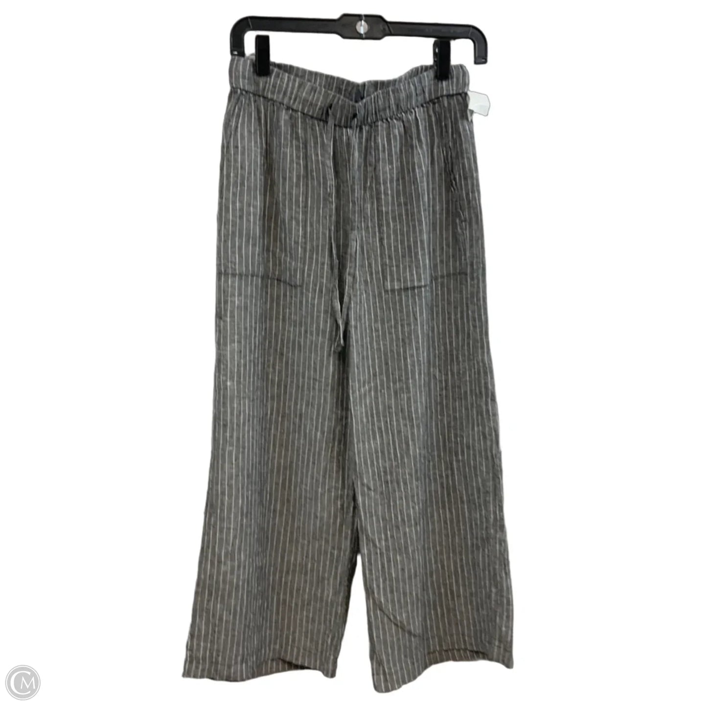 Pants Linen By Eileen Fisher In Black, Size: Xxs
