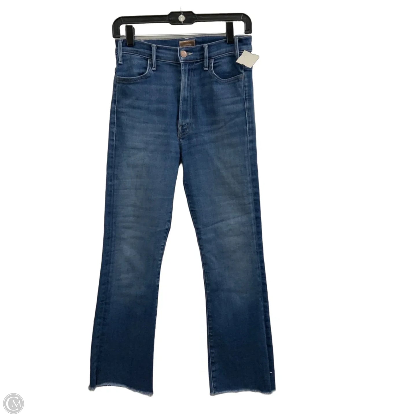 Jeans Wide Leg By Mother In Blue Denim, Size: 4