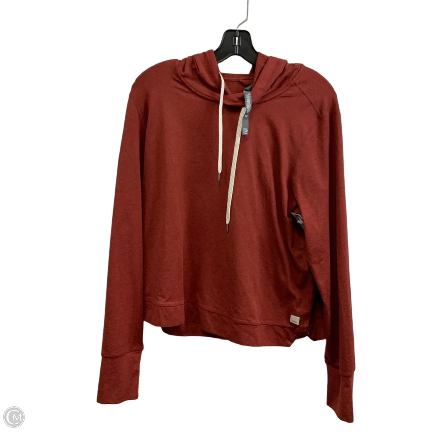 Sweatshirt Hoodie By Vuori In Brown, Size: Xl