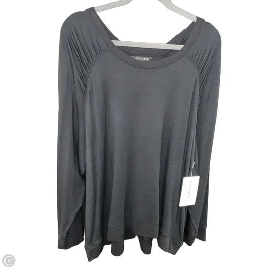Sweatshirt Crewneck By Athleta In Black, Size: 2x
