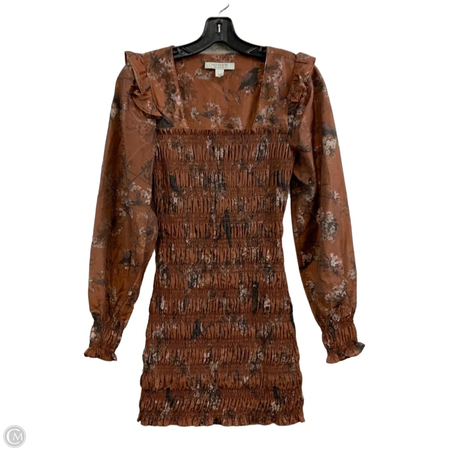 Dress Designer By All Saints In Brown, Size: Xs