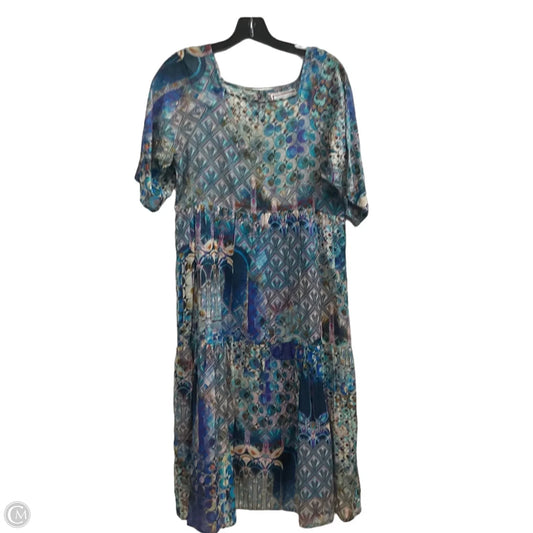 Dress Maxi By Johnny Was In Blue, Size: Xs