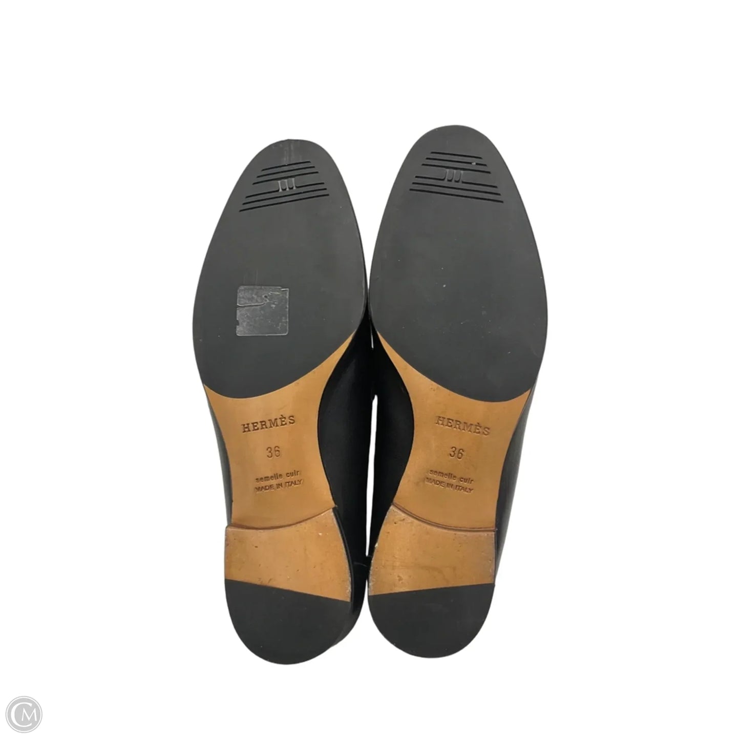 Shoes Luxury Designer By Hermes In Black, Size: 6