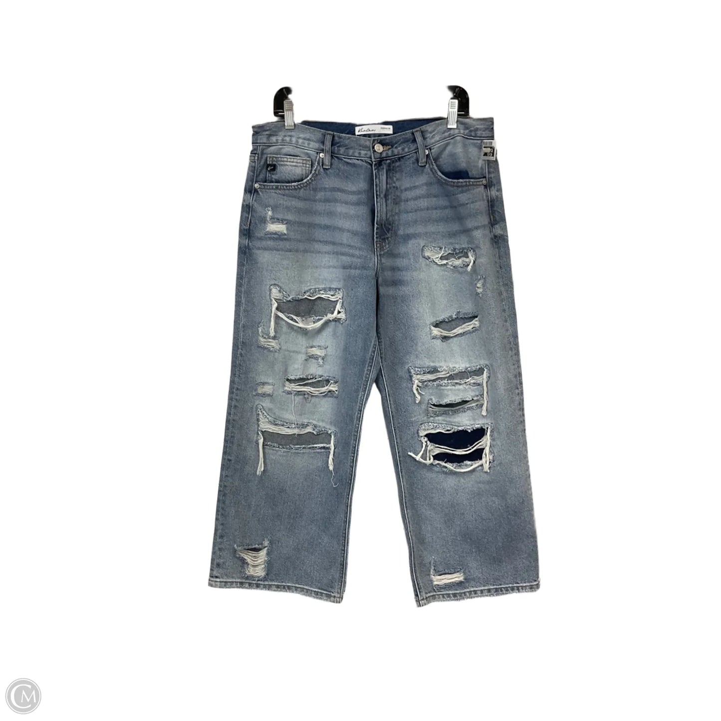 Jeans Straight By Kancan In Blue Denim, Size: 10
