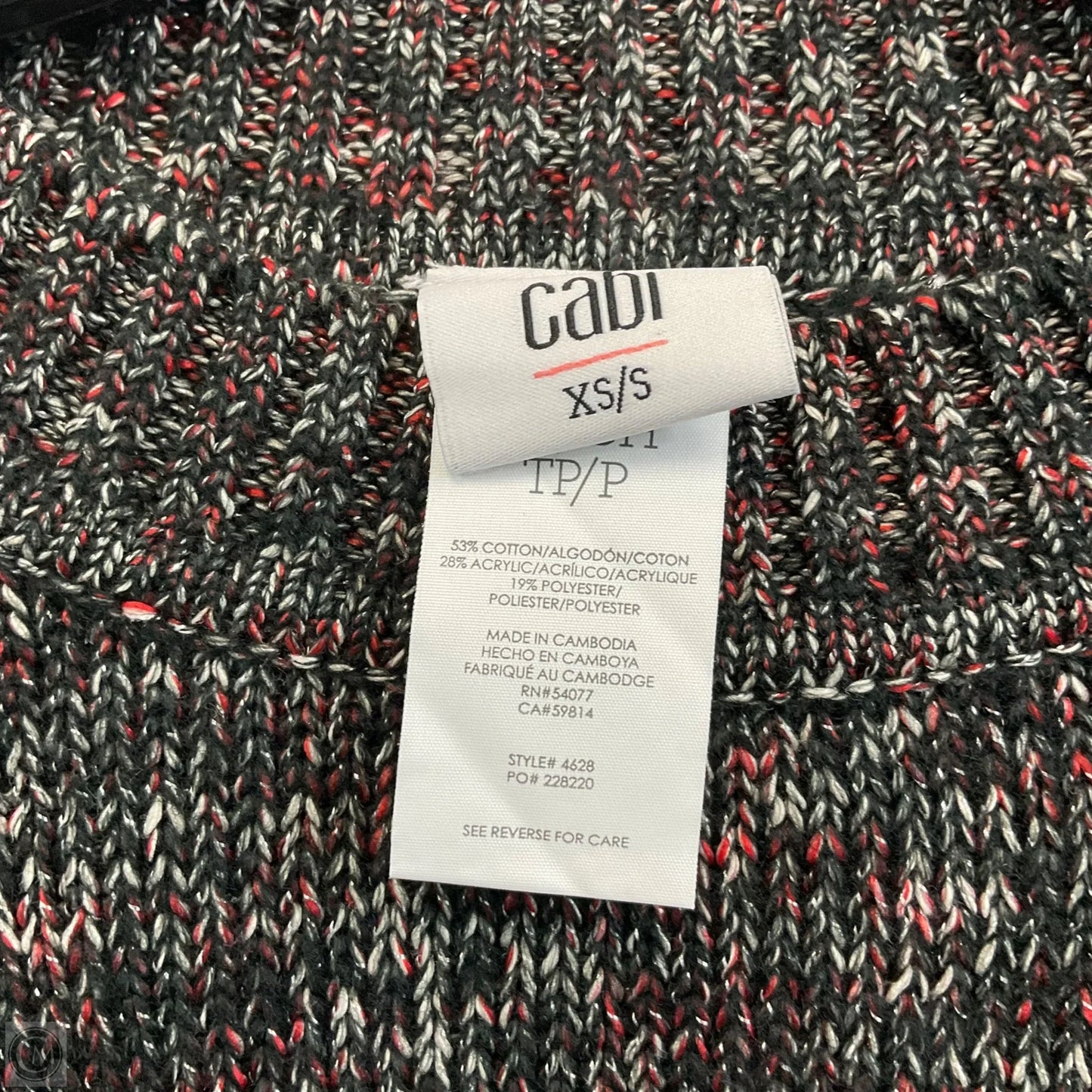 Shawl By Cabi In Black, Size: Xs