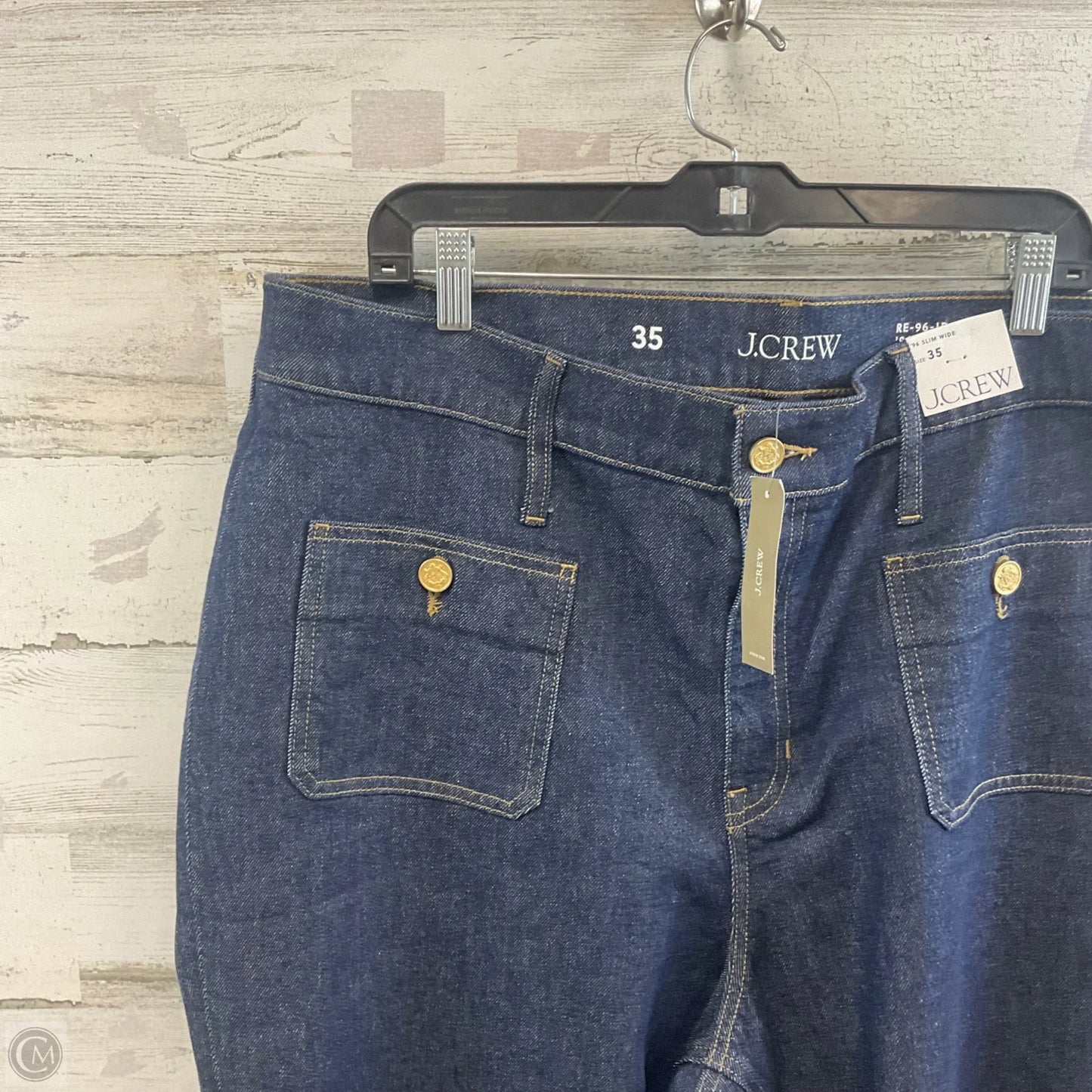 Jeans Wide Leg By J. Crew In Blue Denim, Size: 20