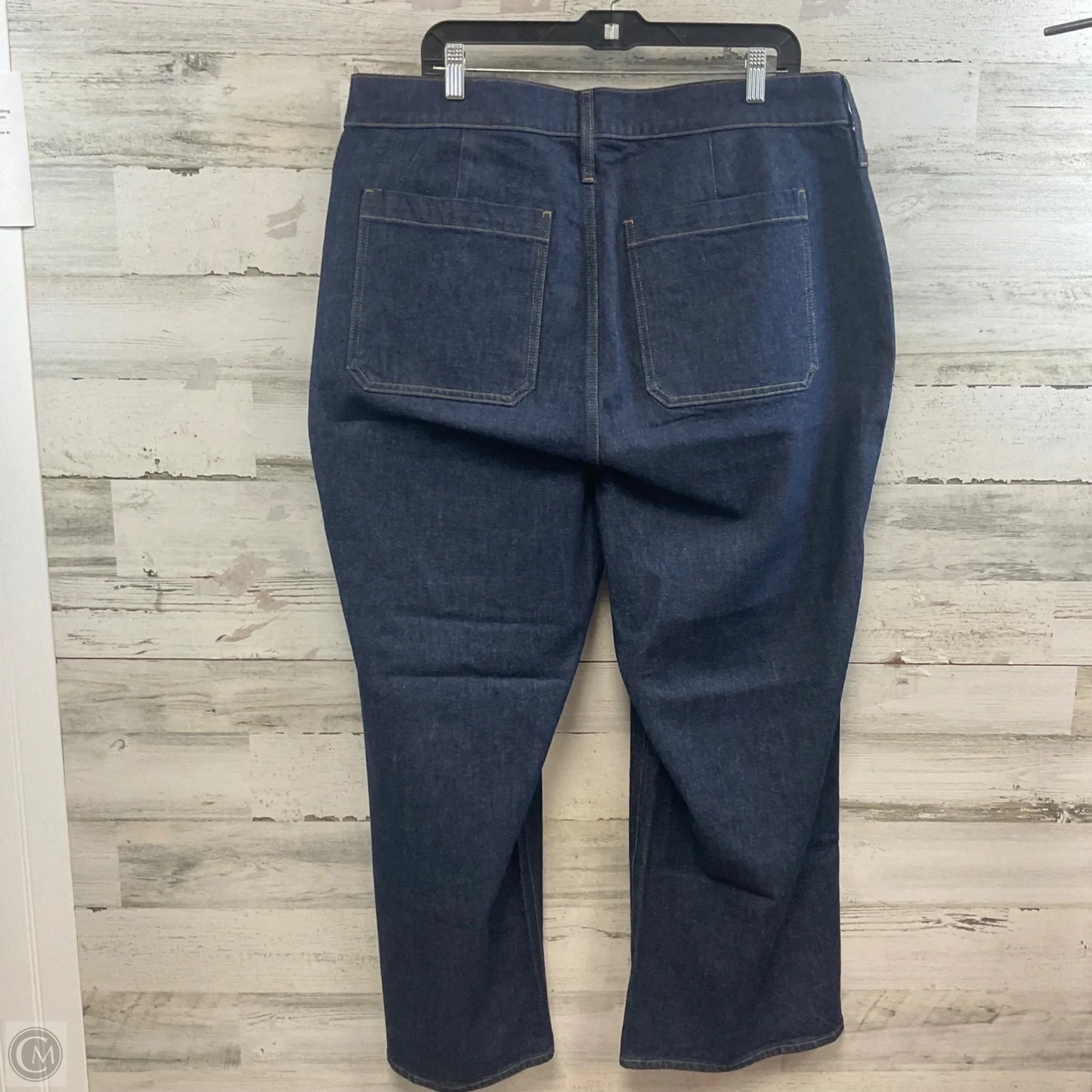 Jeans Wide Leg By J. Crew In Blue Denim, Size: 20