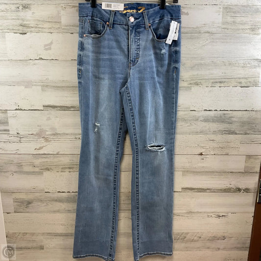 Jeans Boot Cut By Seven 7 In Blue Denim, Size: 10