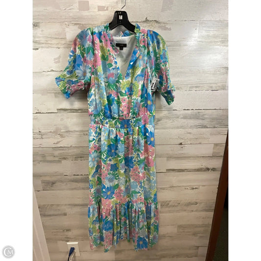 Dress Casual Maxi By J. Crew In Blue, Size: M