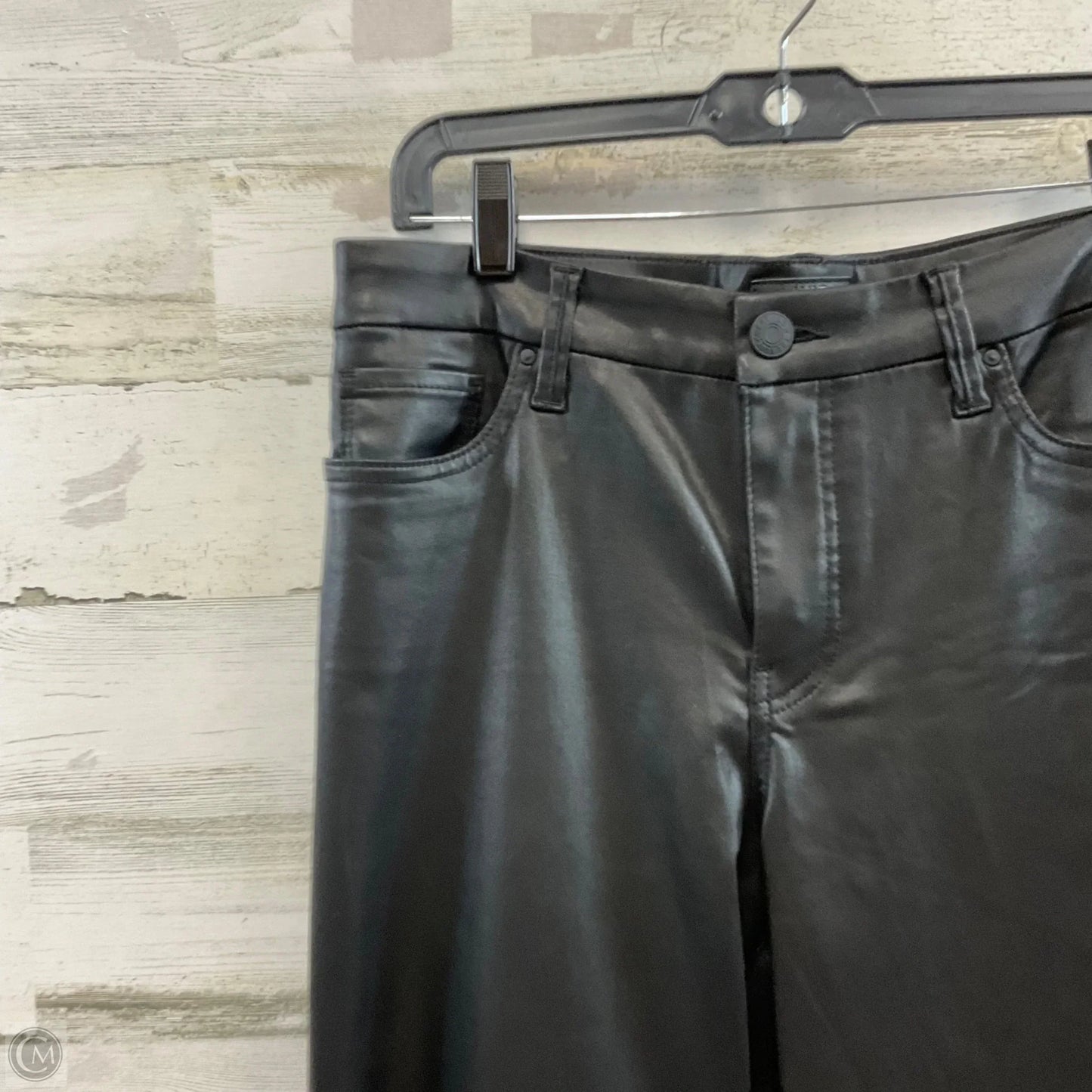Jeans Wide Leg By Kut In Black Denim, Size: 8