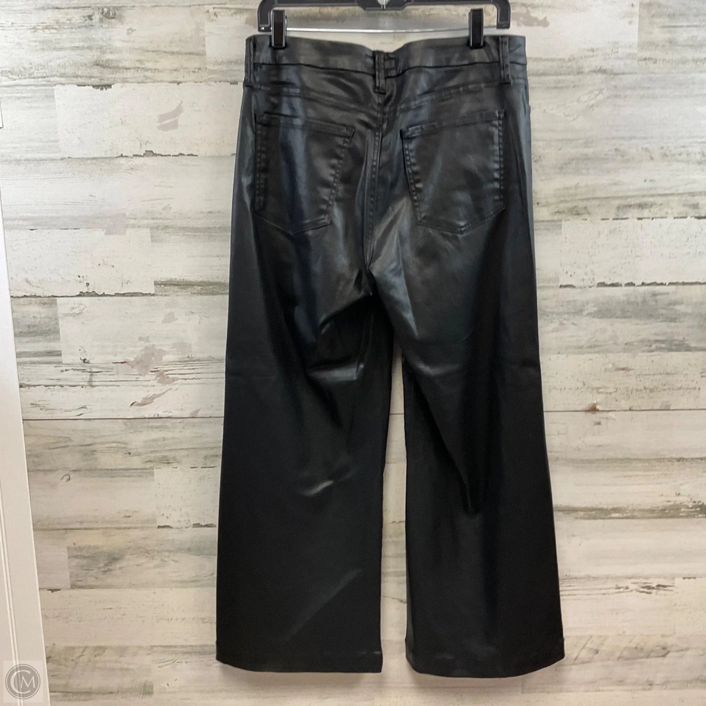 Jeans Wide Leg By Kut In Black Denim, Size: 8