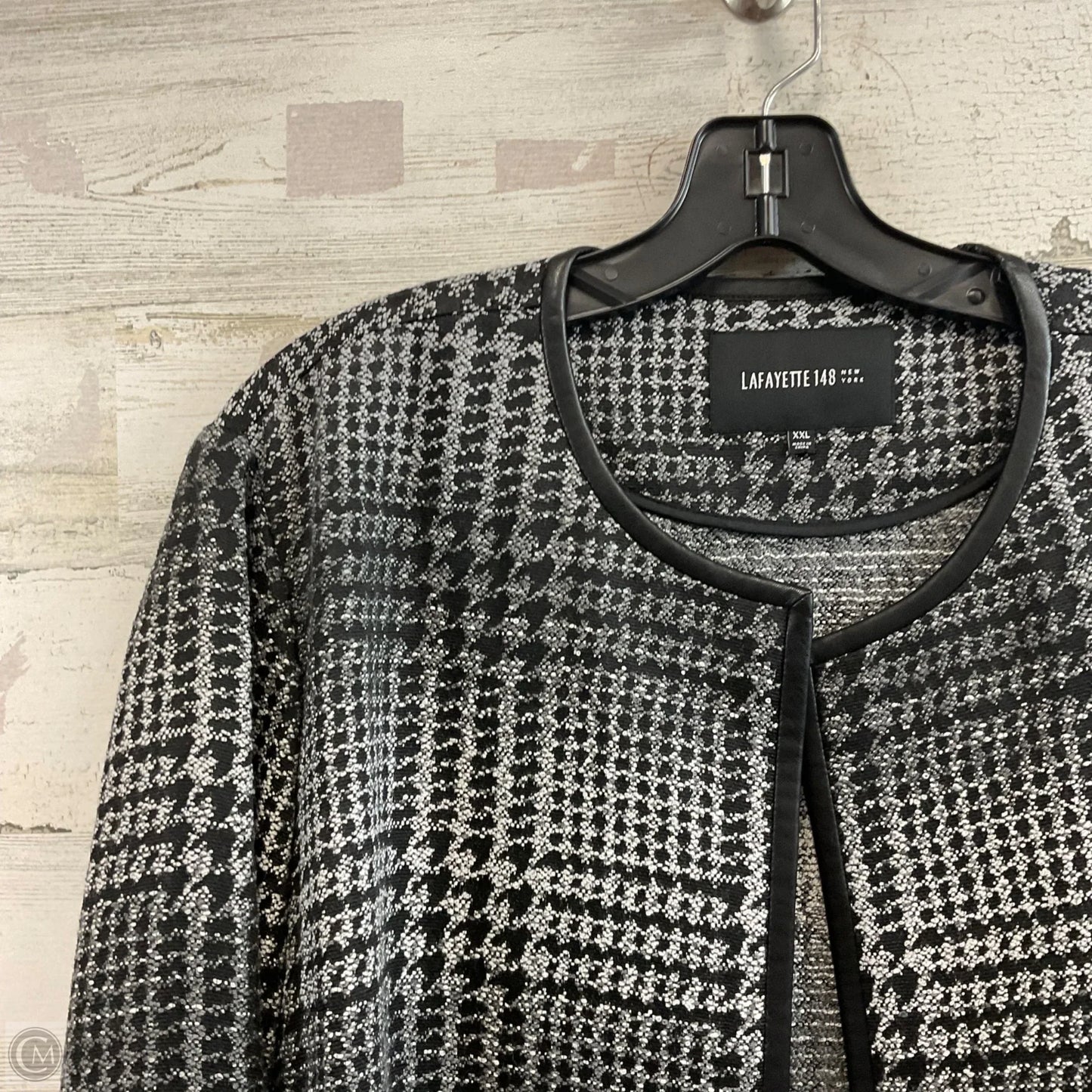 Jacket Designer By Lafayette 148 In Black, Size: Xxl