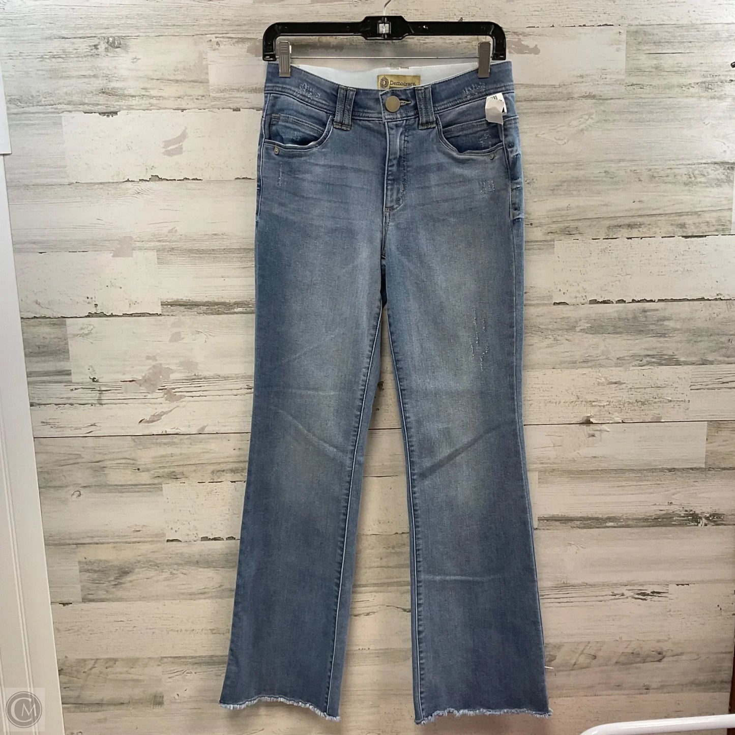 Jeans Wide Leg By Democracy In Blue Denim, Size: 4