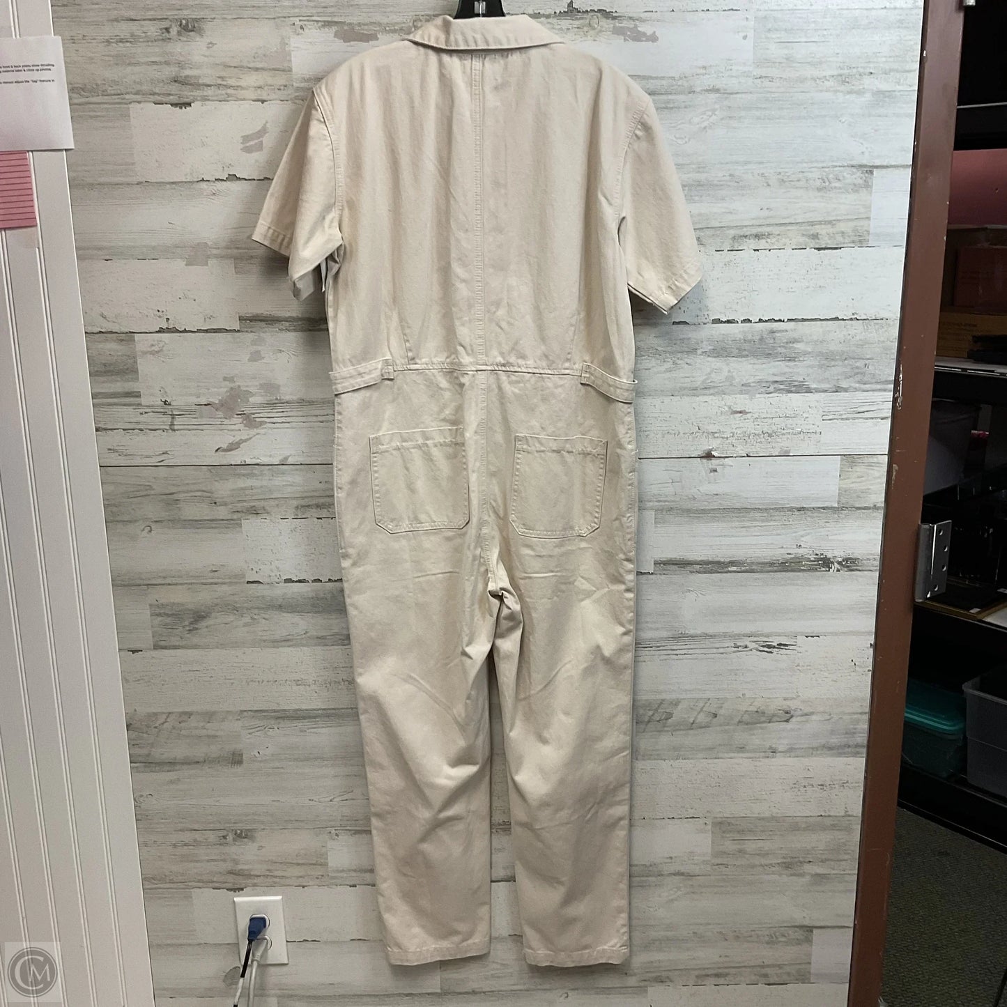 Jumpsuit By Things Between In Cream, Size: M