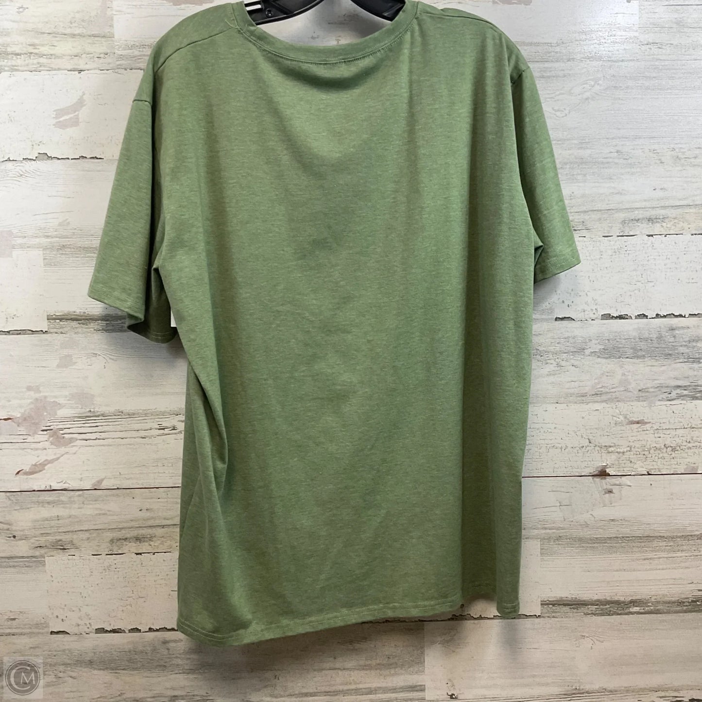Top Short Sleeve Basic By Clothes Mentor In Green, Size: 2x