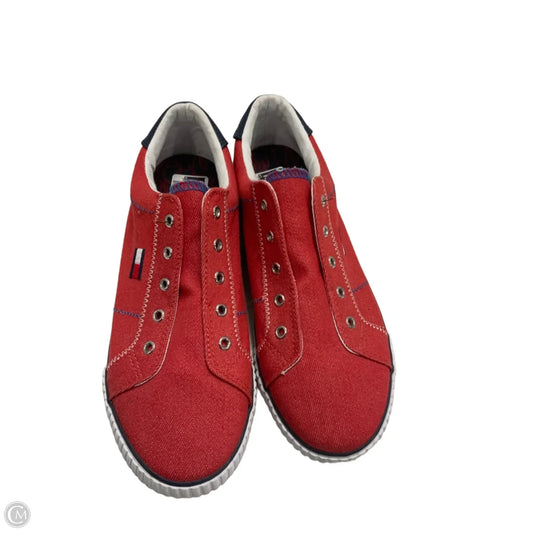 Shoes Sneakers By Tommy Hilfiger In Red, Size: 10