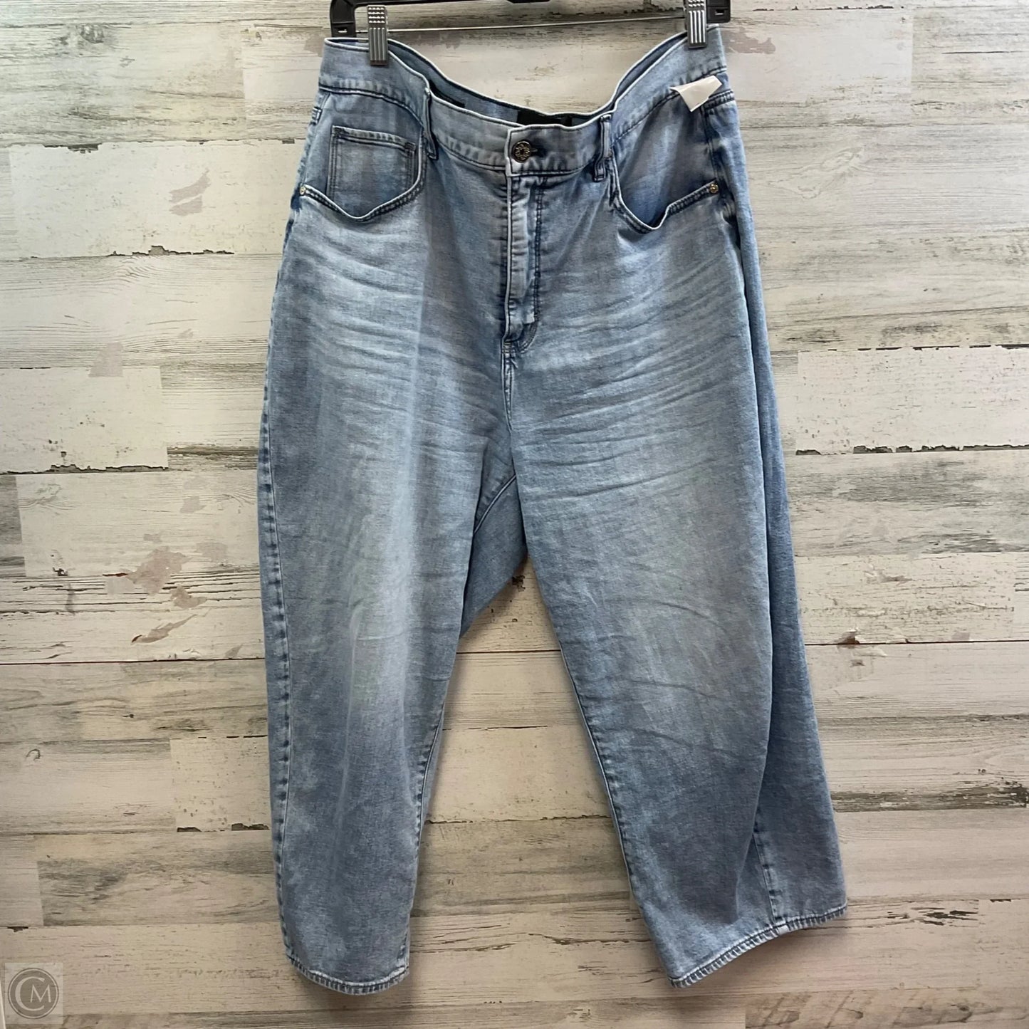 Jeans Wide Leg By White House Black Market In Blue Denim, Size: 12