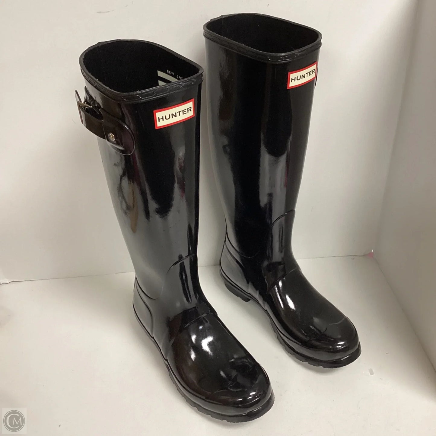 Boots Rain By Hunter In Black, Size: 7