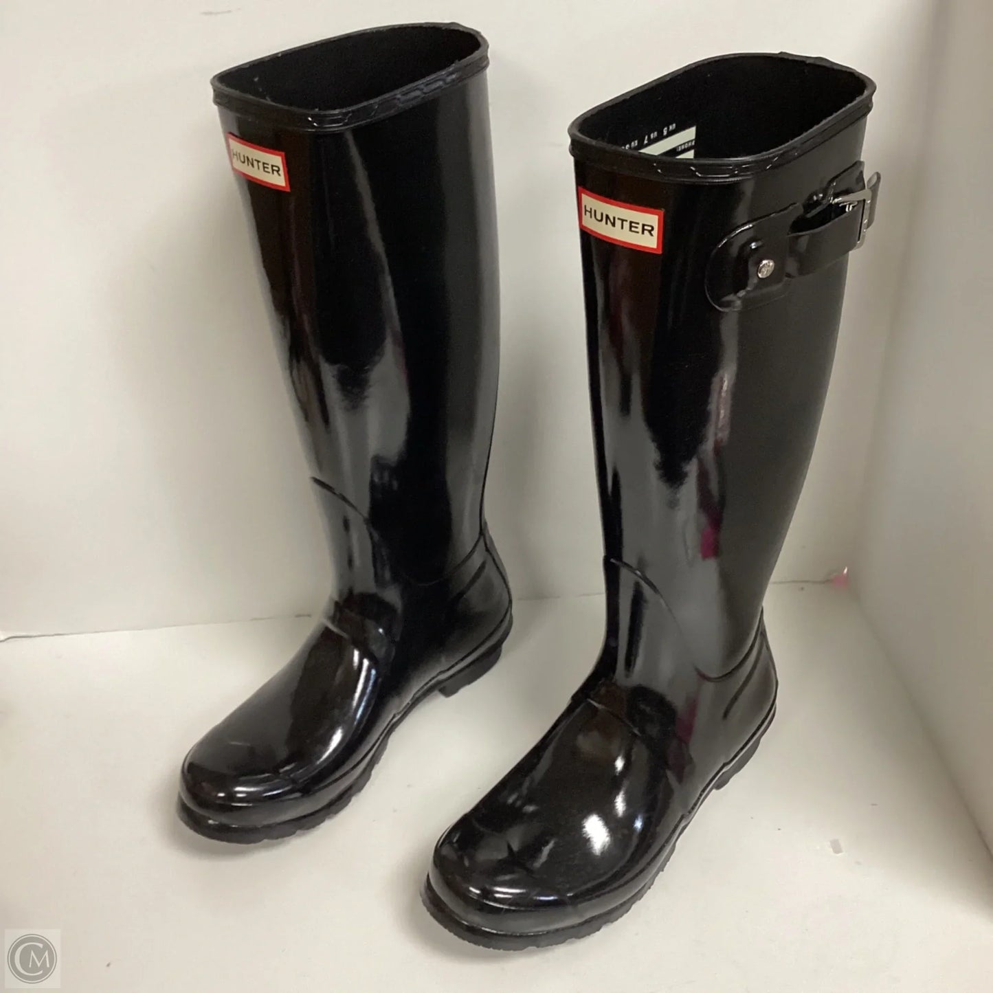 Boots Rain By Hunter In Black, Size: 7