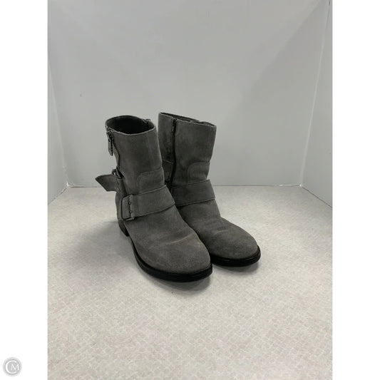 Boots Ankle Flats By Marc Fisher In Grey, Size: 9.5