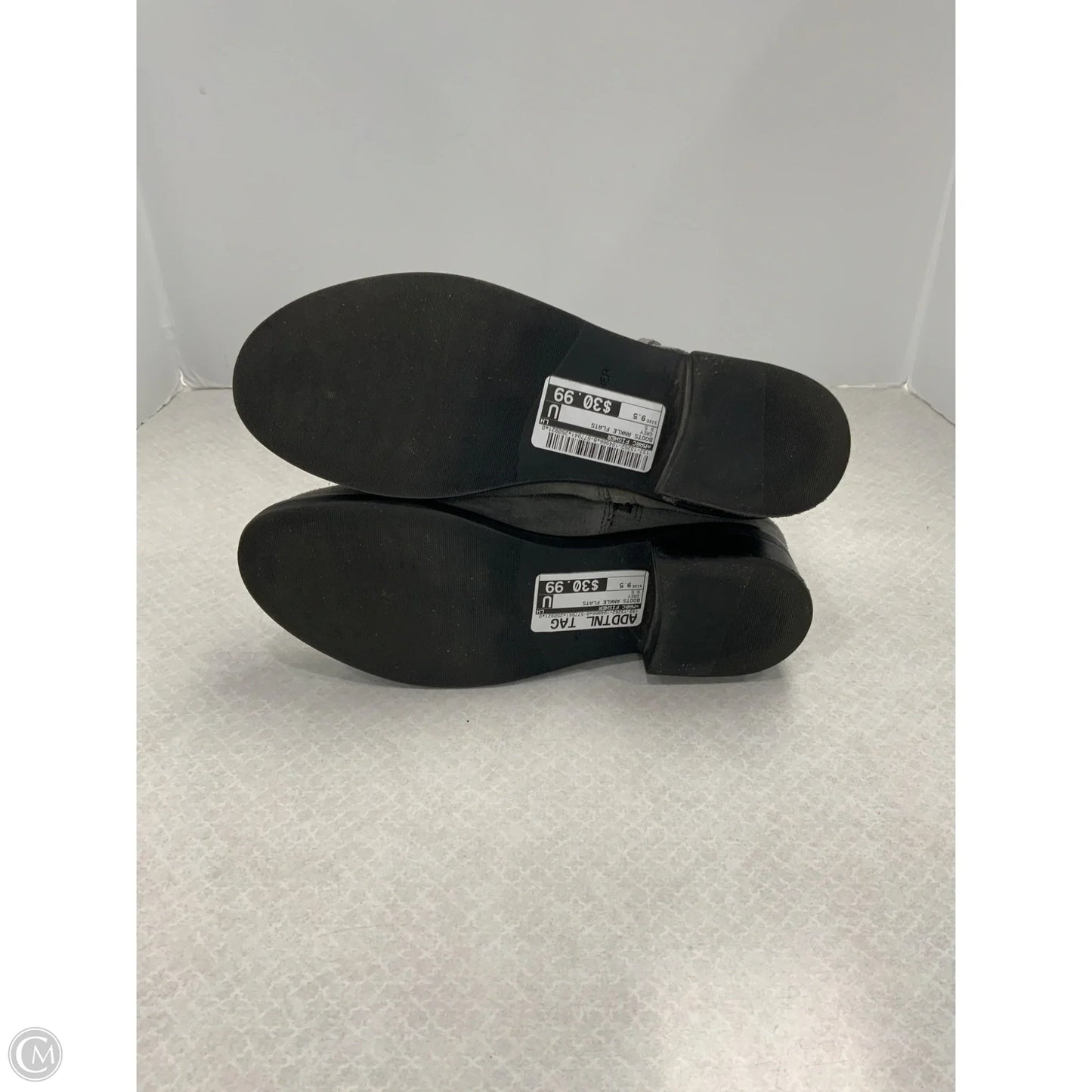 Boots Ankle Flats By Marc Fisher In Grey, Size: 9.5