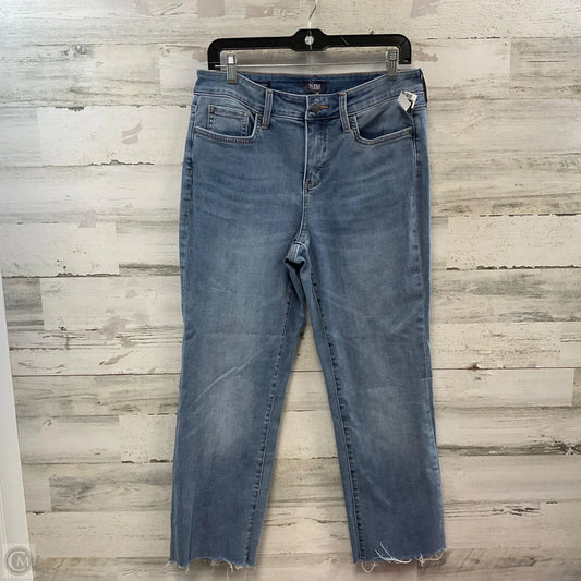Jeans Straight By Not Your Daughters Jeans In Blue Denim, Size: 10