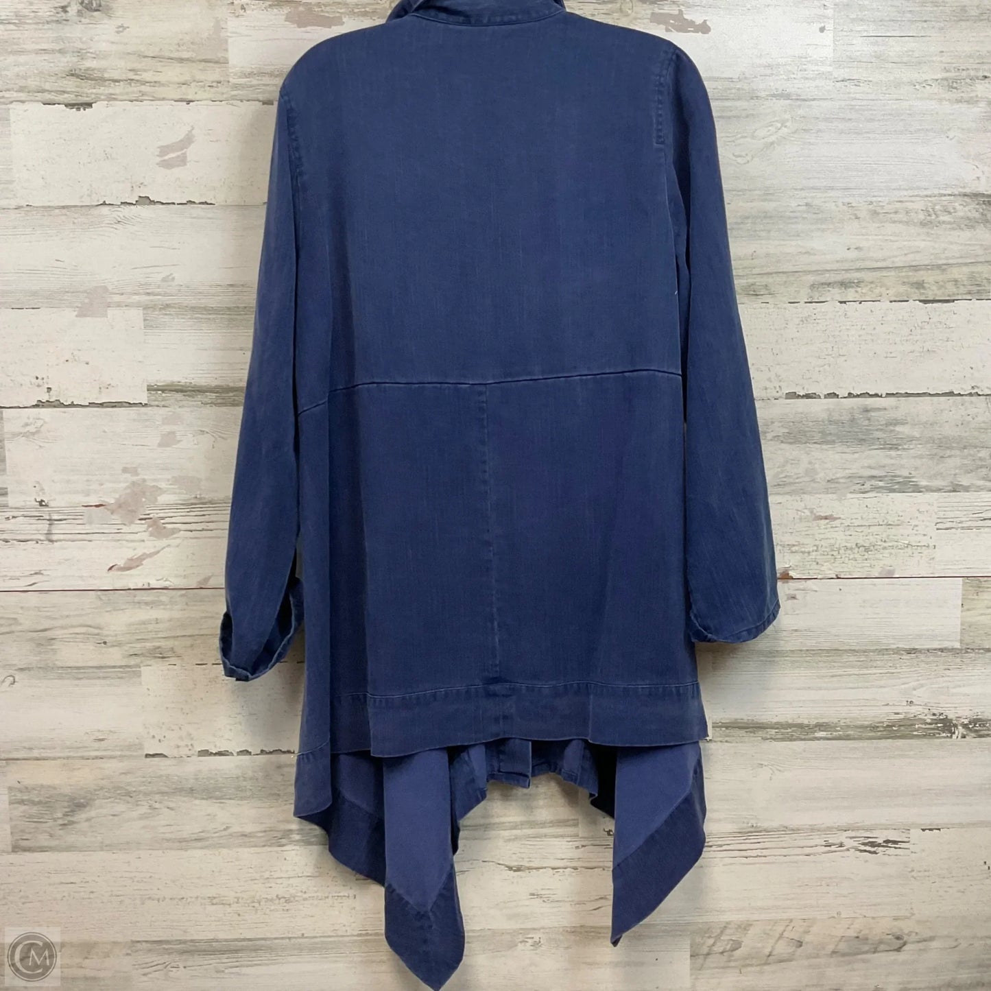 Tunic Long Sleeve By Soft Surroundings In Blue, Size: L