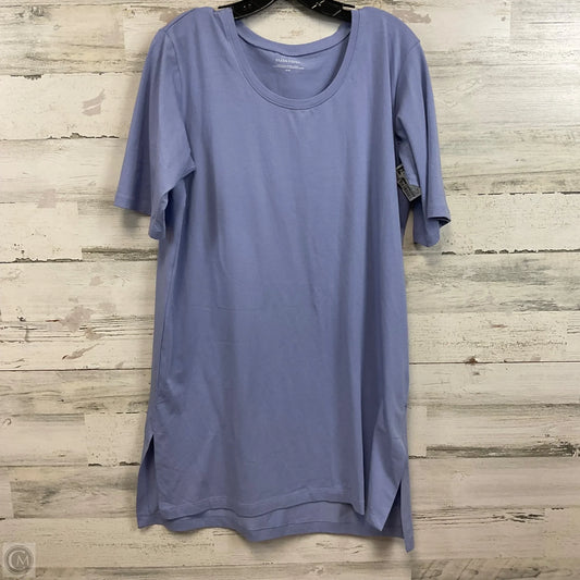 Tunic Short Sleeve By Eileen Fisher In Blue, Size: M