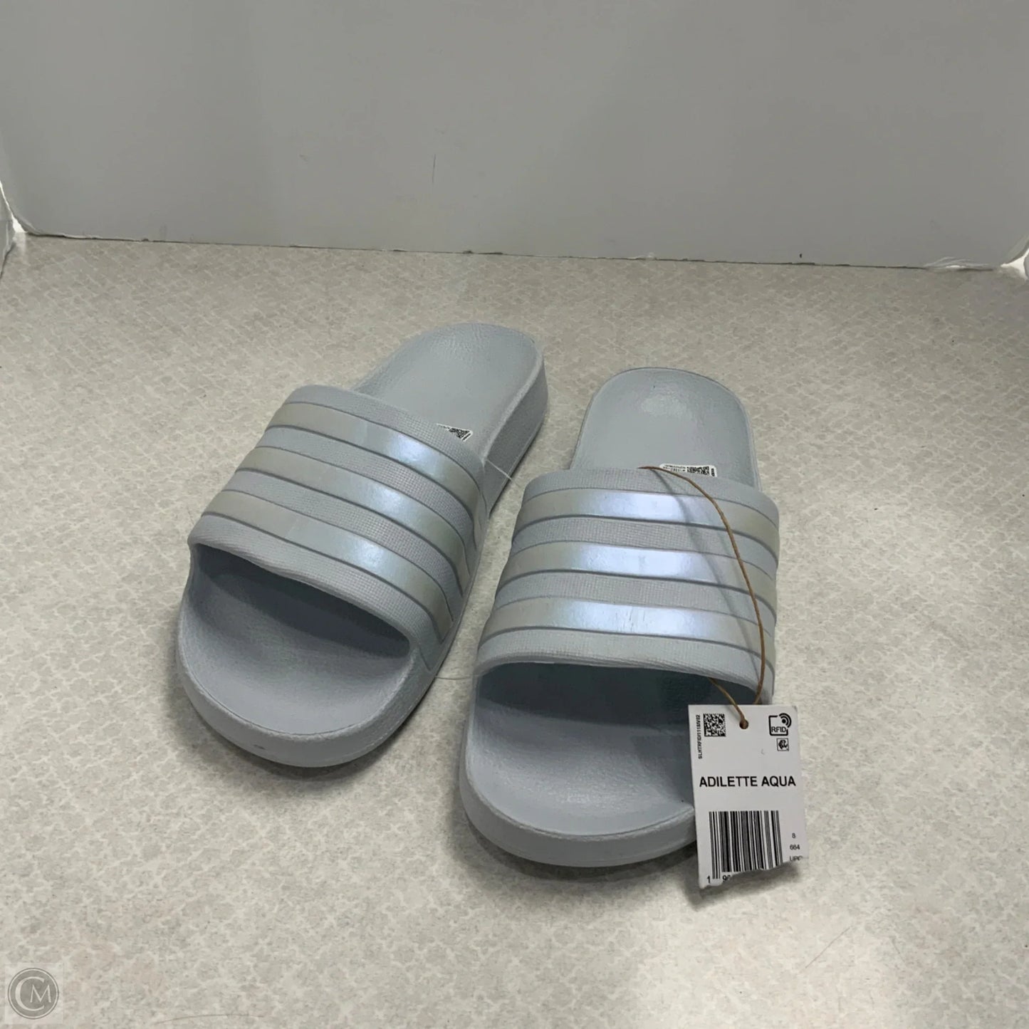 Sandals Sport By Adidas In Grey, Size: 9