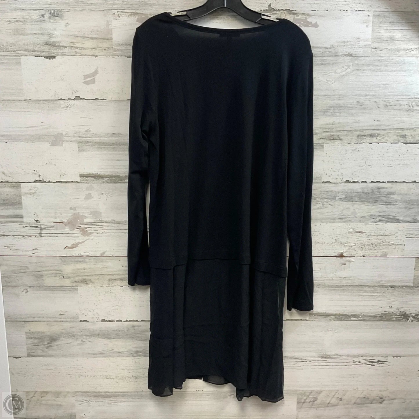 Tunic Long Sleeve By Eileen Fisher In Black, Size: Xl