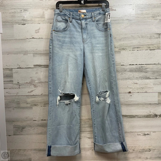 Jeans Straight By Kut In Blue Denim, Size: 0