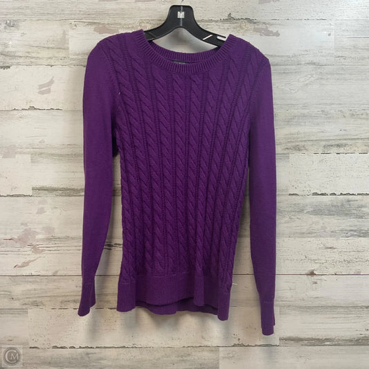 Sweater By Talbots In Purple, Size: M